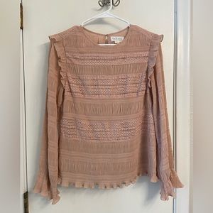 Velvet by Graham and Spencer blush blouse